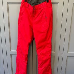Columbia Women's Red Snow/Ski Pants